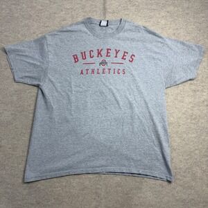 AS Sports Ohio State Buckeyes Athletics T-Shirt Mens XL Gray Short Sleeve NCAA